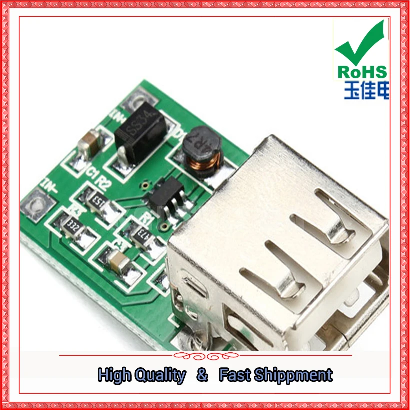 DC step up Boost Module 0 9 V ~ 5V TO 600MA 0.6A USB Board мобильный преобразователь питания плата