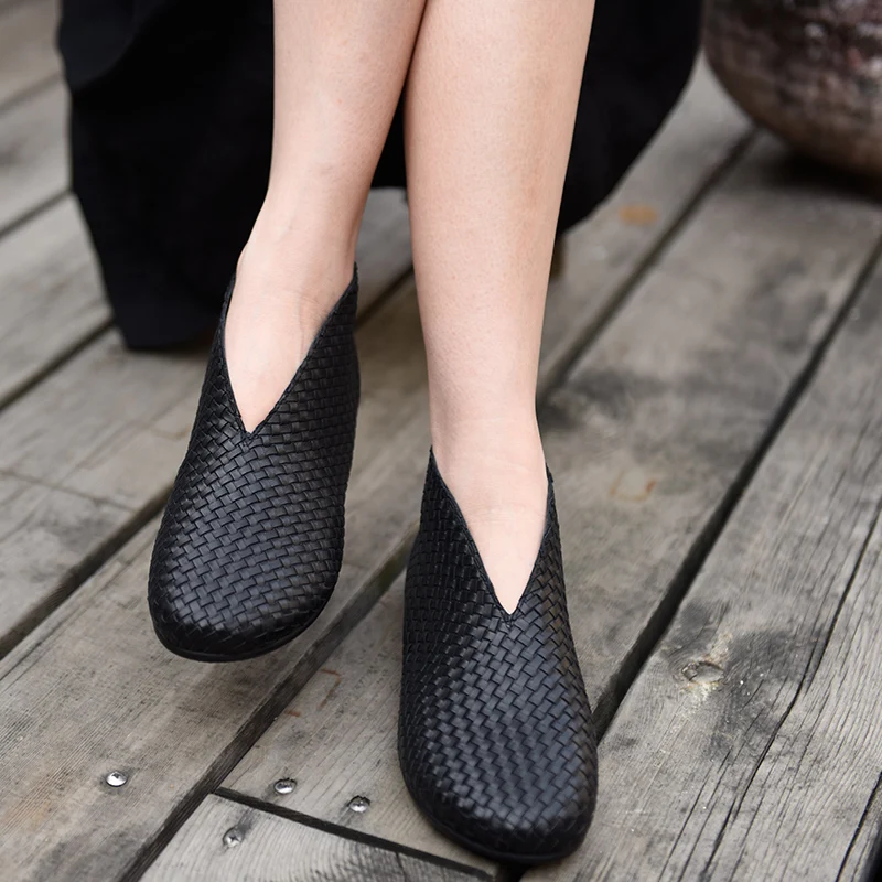 Artmu Fashion Women Shoes Flat Woven Handmade Leather Shoes Genuine Leather Mother Shoes Slip On Shoes mocasin sapatos mujer
Artmu Fashion Women Shoes Flat Woven Handmade Leather Shoes Genuine Leather Mother Shoes Slip On Shoes mocasin sapatos mujer