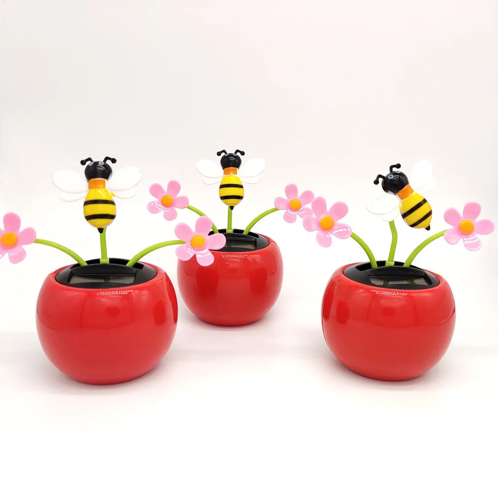 Solar Powered Flower Plant Shaking Doll Solar Toy Home Decor Car Dashboard Ornament Flowerpot - Honeybee Design
Solar Powered Flower Plant Shaking Doll Solar Toy Home Decor Car Dashboard Ornament Flowerpot - Honeybee Design