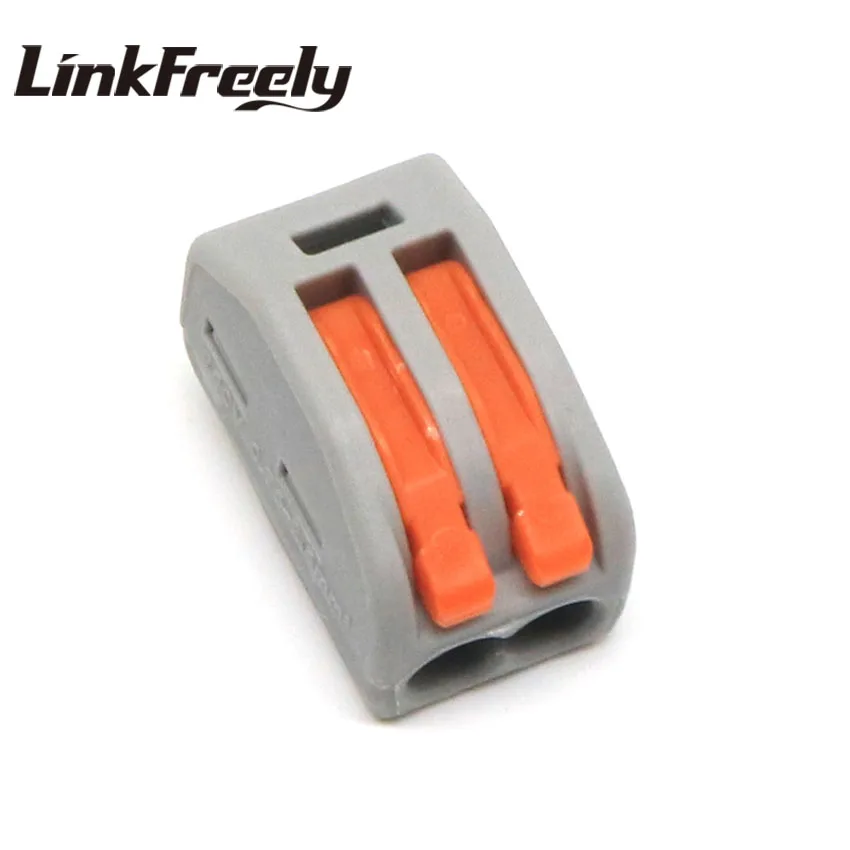 PCT-212 100pcs Quick Wire Connector Teminator Lug 32A 400V 0.08-2.5mm^2 Spring Faston Terminal Block Connector Set Electric
PCT-212 100pcs Quick Wire Connector Teminator Lug 32A 400V 0.08-2.5mm^2 Spring Faston Terminal Block Connector Set Electric