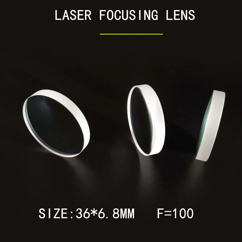 Weimeng laser focus lenses 10 pcs 36*6.8mm F=100 JGS1 quartz glass material 1064nm Plano-convex For laser machine equipment
Weimeng laser focus lenses 10 pcs 36*6.8mm F=100 JGS1 quartz glass material 1064nm Plano-convex For laser machine equipment
