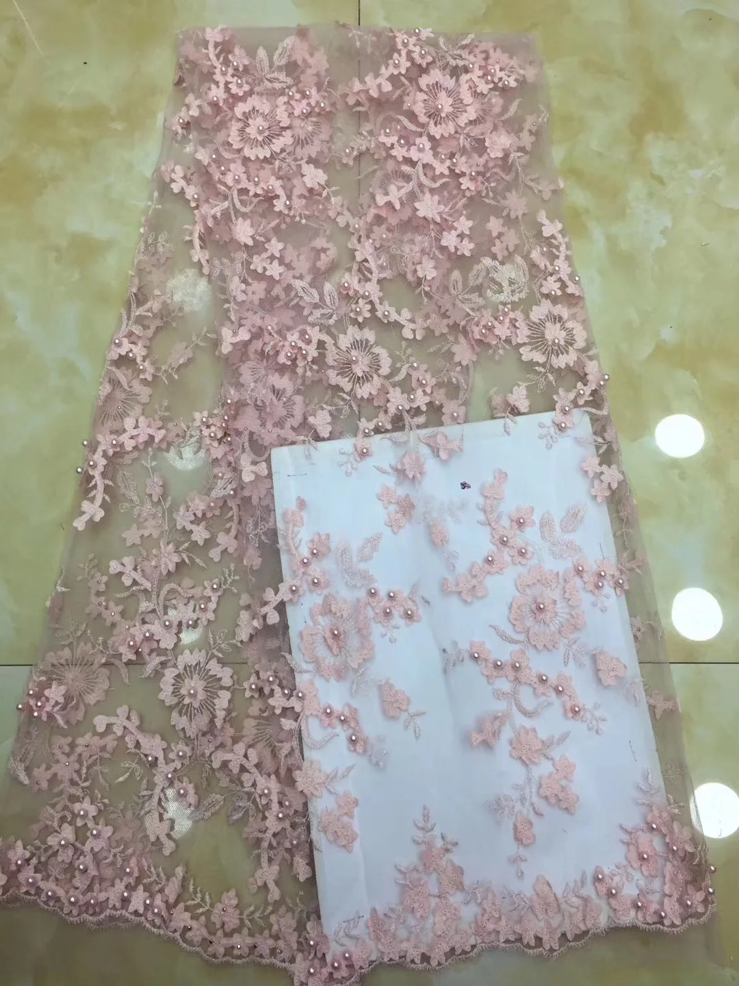 Pink African Lace Fabric Latest High Quality African Tulle Mesh Fabric For Wedding African Lace Material With Beaded DP23
Pink African Lace Fabric Latest High Quality African Tulle Mesh Fabric For Wedding African Lace Material With Beaded DP23