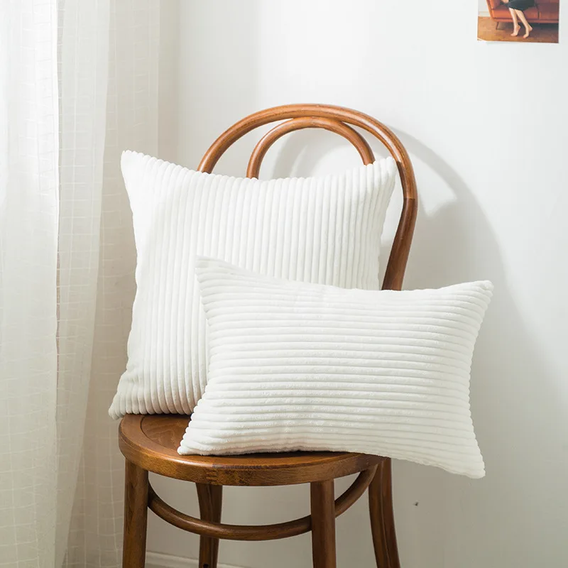 50x50cm Nordic Decorative Pillows Super-Soft Cushion Cover Home Decor Striped Velvet Corduroy Decoration Pillow Cover Livingroom
50x50cm Nordic Decorative Pillows Super-Soft Cushion Cover Home Decor Striped Velvet Corduroy Decoration Pillow Cover Livingroom
