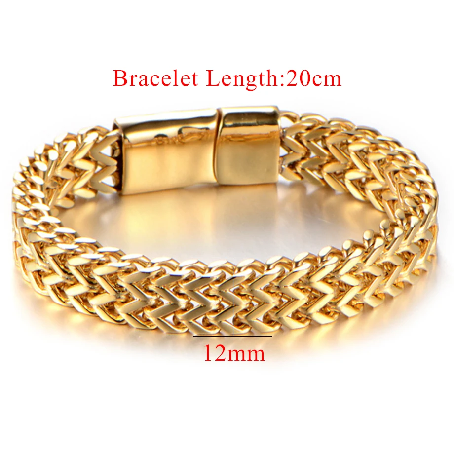 13mm Stainless Steel Punk Miami Cuban Bracelet Gold Black Silver Color Curved Curb Link Chain Wholesale Mens Bracelet Jewelry
13mm Stainless Steel Punk Miami Cuban Bracelet Gold Black Silver Color Curved Curb Link Chain Wholesale Mens Bracelet Jewelry