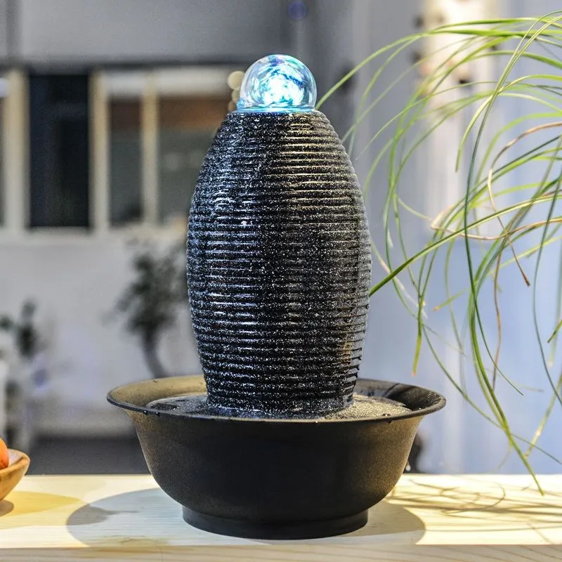 Fountain crafts simple home decoration living room water distribution Feng Shui ball water view desk surface decoration
Fountain crafts simple home decoration living room water distribution Feng Shui ball water view desk surface decoration