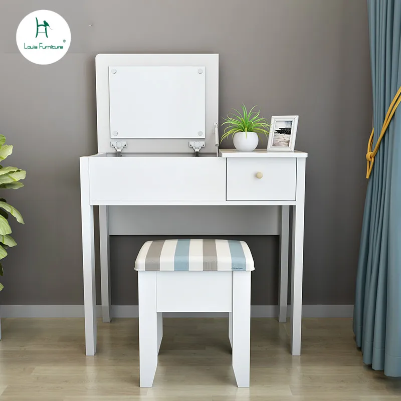 Nordic dresser storage brief modern flip over makeup table, computer table dual-use, makeup stool small apartment makeup table
Nordic dresser storage brief modern flip over makeup table, computer table dual-use, makeup stool small apartment makeup table