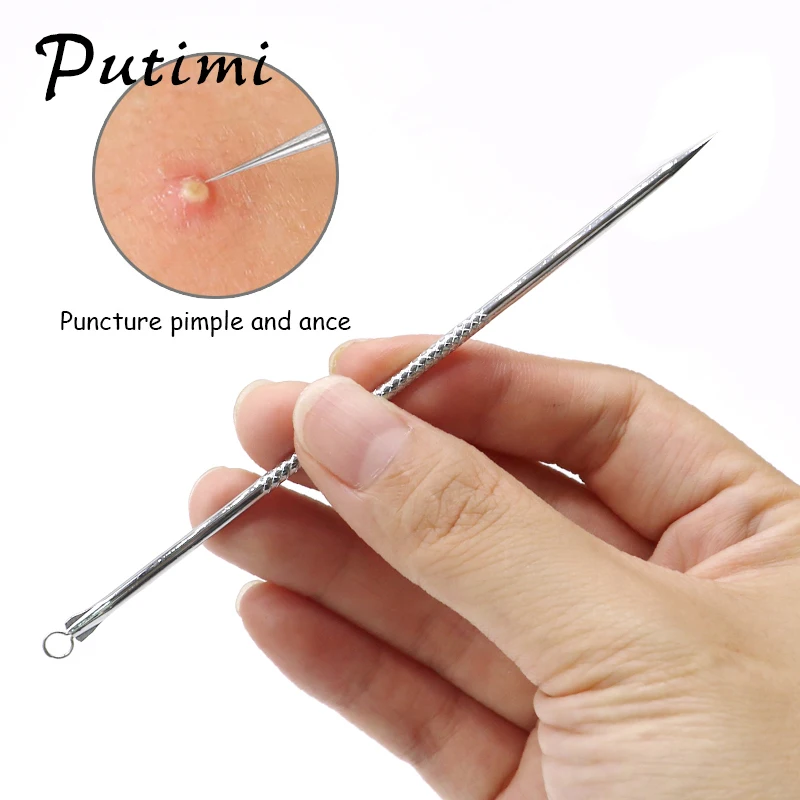 Putimi Acne Removal Needle Squeeze Out Pimples Blackhead Comedone Remover Tool Acne/Blackhead Extractor Tool,Spoon for Face
Putimi Acne Removal Needle Squeeze Out Pimples Blackhead Comedone Remover Tool Acne/Blackhead Extractor Tool,Spoon for Face