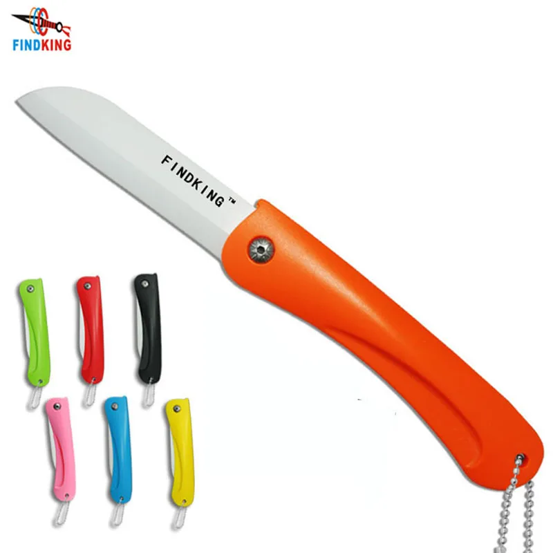 FINDKING brand 3" Colorful Eco-friendly Zirconium oxide Folding kitchen Ceramic fruit knife cutting tool with Chain
FINDKING brand 3" Colorful Eco-friendly Zirconium oxide Folding kitchen Ceramic fruit knife cutting tool with Chain