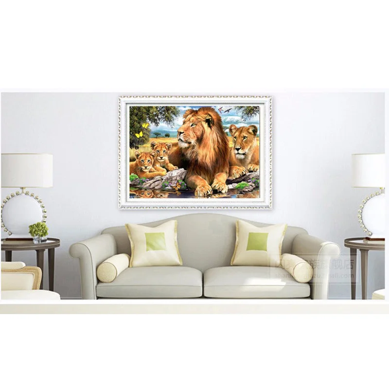 DIY 5D Diamond Mosaic Lion tiger Handmade Diamond Painting Cross Stitch Kits Diamond Embroidery Patterns Rhinestones Arts
DIY 5D Diamond Mosaic Lion tiger Handmade Diamond Painting Cross Stitch Kits Diamond Embroidery Patterns Rhinestones Arts