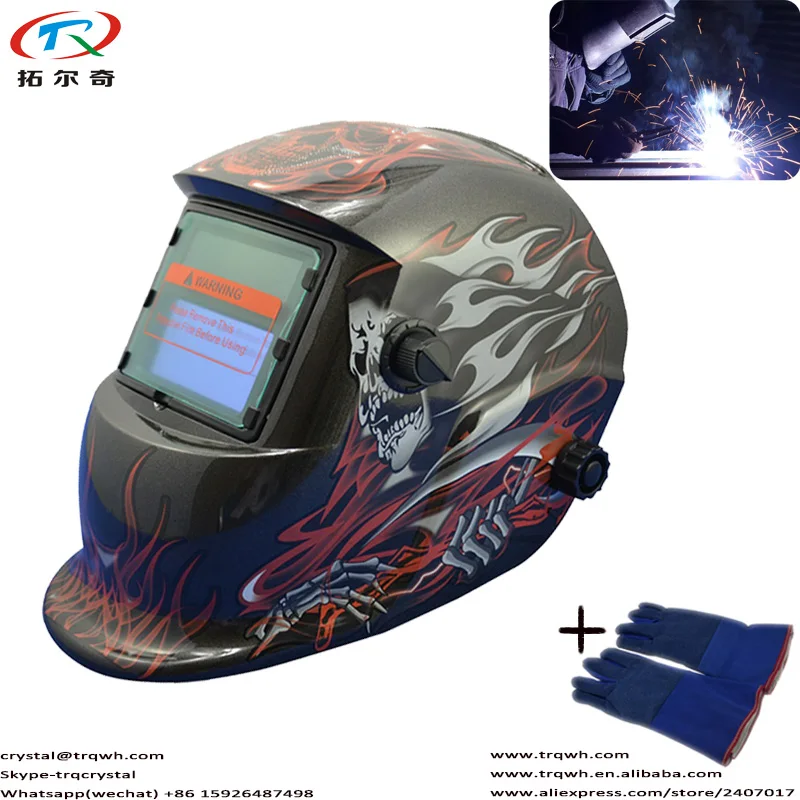 

Бесплатная доставка сварочный шлем Автоматическое затемнение Сделано в Китае заводская цена легкий вес линзы Weder Protectoin TRQ-HD09-2200DEG
