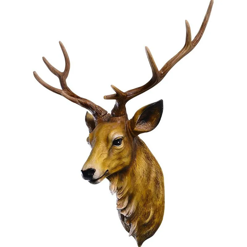 Simulation deer head wall hanging animal head wall decoration European retro creative living room background wall decoration
Simulation deer head wall hanging animal head wall decoration European retro creative living room background wall decoration