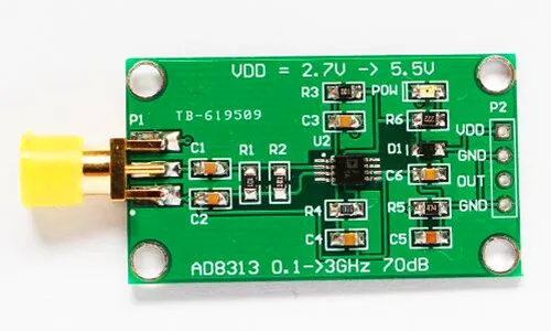 Free Shipping!!! AD8313 0.1 GHz to 2.5 GHz, 70 dB Log Detector/Controller Module
Free Shipping!!! AD8313 0.1 GHz to 2.5 GHz, 70 dB Log Detector/Controller Module