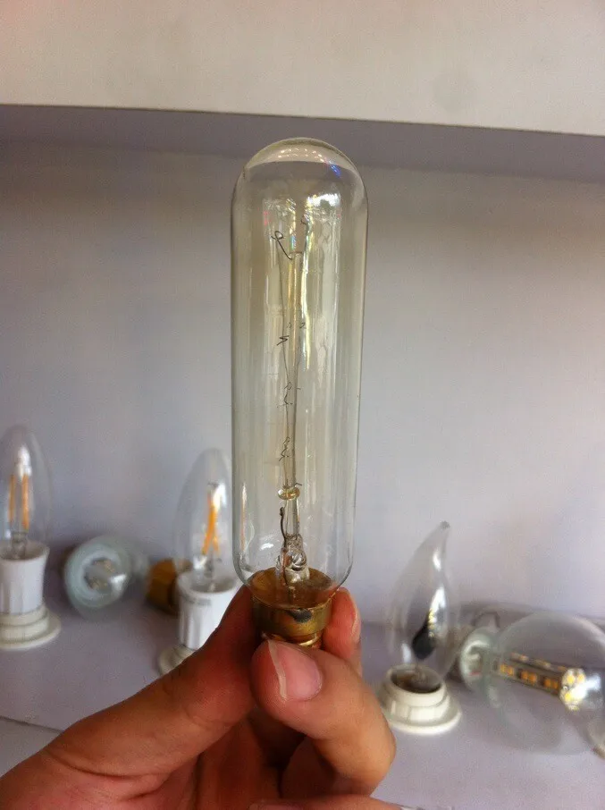 6Pack/LOT E14 T10 lamp candle bulbs Edison retro tungsten carbon filament light for Crystal Chandelier AC220V-240V
6Pack/LOT E14 T10 lamp candle bulbs Edison retro tungsten carbon filament light for Crystal Chandelier AC220V-240V