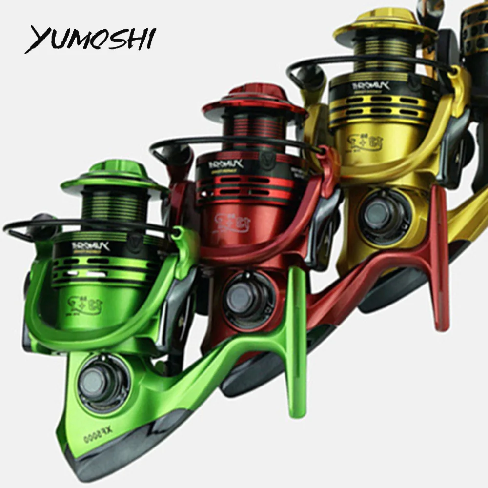 HIGH Quality Metal Spinning Fishing Reel 14BB XF1000-XF7000 Ratio 5.1:1 4.7:1 Fish Wheel Saltwater Carretilha Pesca For FISHING
HIGH Quality Metal Spinning Fishing Reel 14BB XF1000-XF7000 Ratio 5.1:1 4.7:1 Fish Wheel Saltwater Carretilha Pesca For FISHING