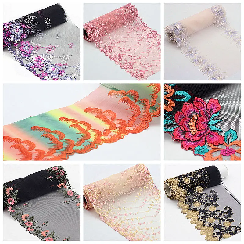 New 2Yards/Lot High Quality Lace Trim Embroidery Lace Fabric Mesh Lace Ribbon Tulle Guipure Cord Lace Sewing DIY Doll Cloth
New 2Yards/Lot High Quality Lace Trim Embroidery Lace Fabric Mesh Lace Ribbon Tulle Guipure Cord Lace Sewing DIY Doll Cloth
