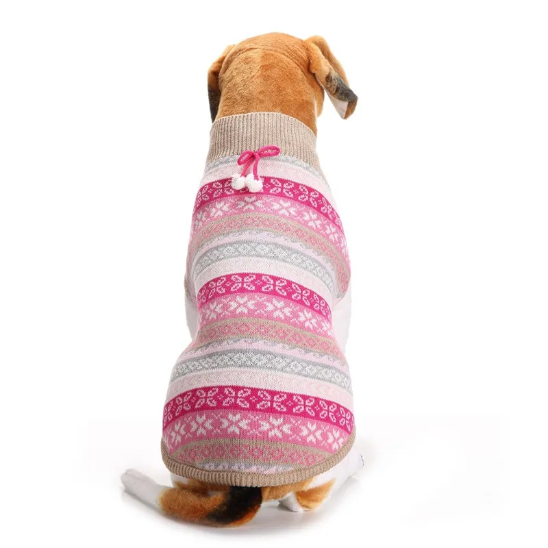 Autumn/winter Wool Pet Dog Sweaters Cute Christmas Flower Pattern Knitting Sweater for Medium and Big Dog Pet Clothes(pink)
Autumn/winter Wool Pet Dog Sweaters Cute Christmas Flower Pattern Knitting Sweater for Medium and Big Dog Pet Clothes(pink)
