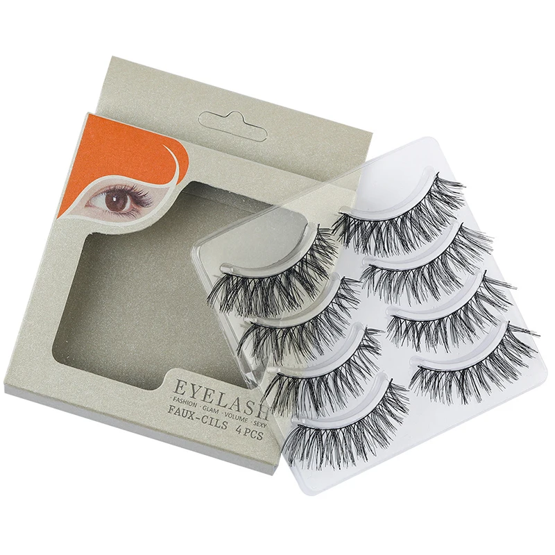 4 Pairs Lash Pack Volume Wimper Strip Lashes Black Long Handmade Eyelash Extension Kits Lot of Strip Lashes Tool
4 Pairs Lash Pack Volume Wimper Strip Lashes Black Long Handmade Eyelash Extension Kits Lot of Strip Lashes Tool