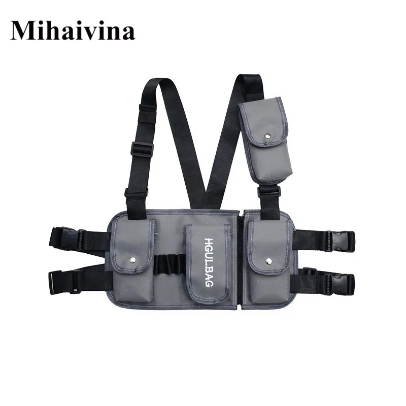 Mihaivina Chest Rig Bags Hip-Hop Harness Bag for Men Oxford Streetwear Functional Tactical Shoulder Crossbody Bags Canvas Bags
Mihaivina Chest Rig Bags Hip-Hop Harness Bag for Men Oxford Streetwear Functional Tactical Shoulder Crossbody Bags Canvas Bags