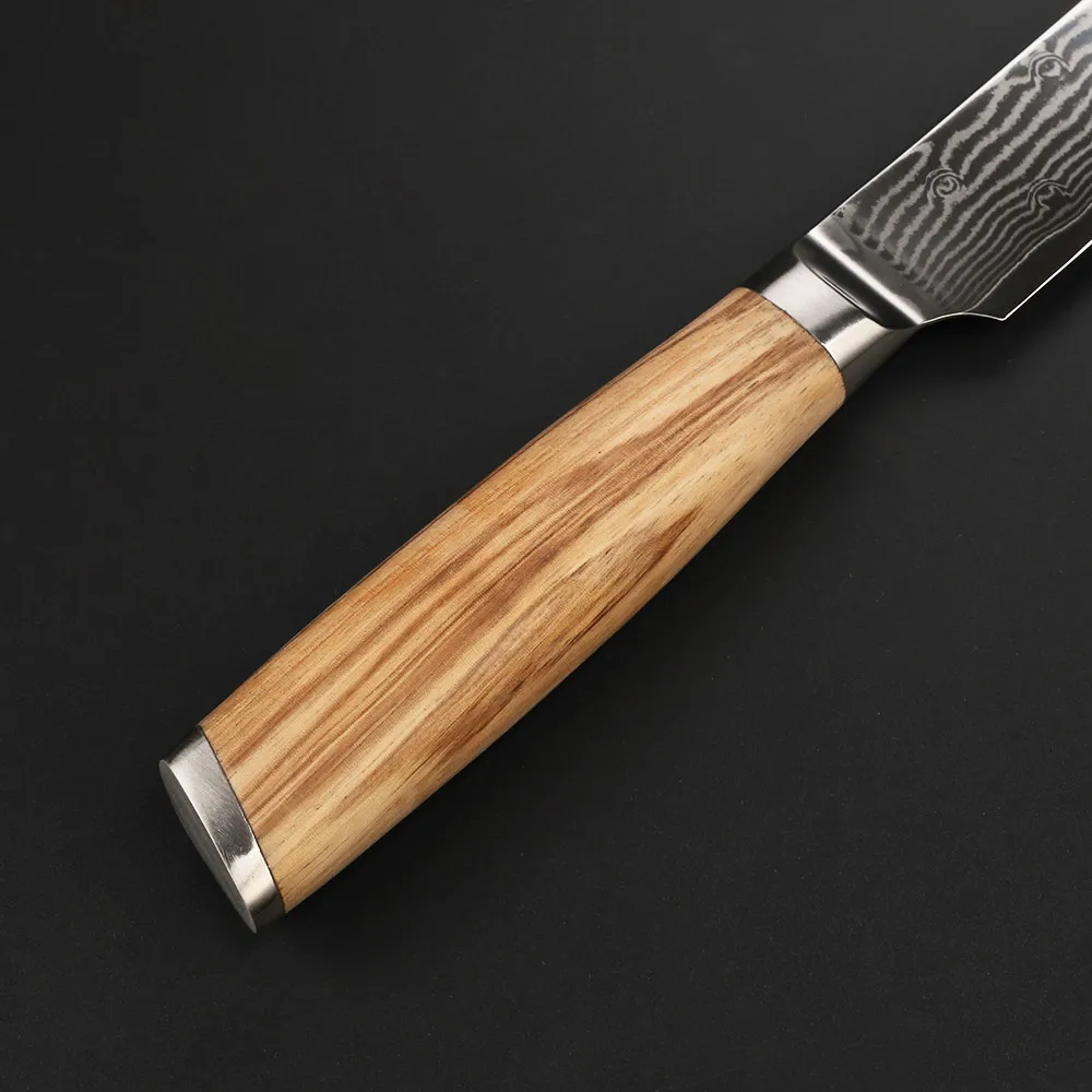 SUNNECKO Professional 8 inch Bread Knives 73 Layers Damascus Steel Japanese VG10 Sharp Blade Kitchen Knife Original Wood Handle
SUNNECKO Professional 8 inch Bread Knives 73 Layers Damascus Steel Japanese VG10 Sharp Blade Kitchen Knife Original Wood Handle