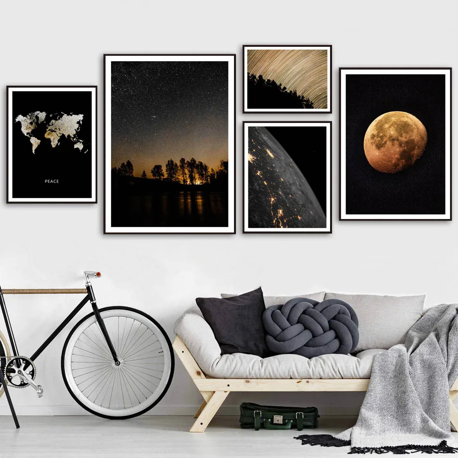 World Map Planet Star Road Landscape Wall Art Canvas Painting Nordic Posters And Prints Wall Pictures For Living Room Home Decor
World Map Planet Star Road Landscape Wall Art Canvas Painting Nordic Posters And Prints Wall Pictures For Living Room Home Decor
