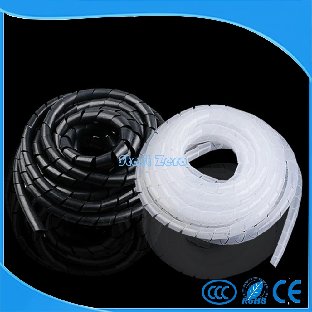 Flame retardant Black or White spiral bands diameter 4~10MM About Cable casing Cable Sleeves Winding pipe
Flame retardant Black or White spiral bands diameter 4~10MM About Cable casing Cable Sleeves Winding pipe