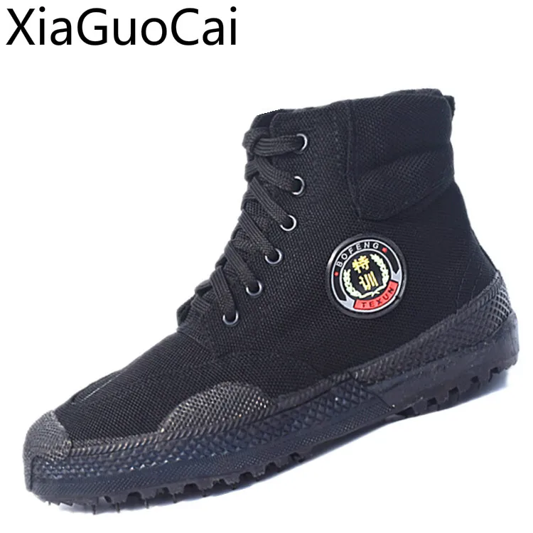 Black High Quality Men's Army Boots Round Toe High-top Security Outdoor Mens Military Boots Spring and Autumn Unisex Ankle Boots
Black High Quality Men's Army Boots Round Toe High-top Security Outdoor Mens Military Boots Spring and Autumn Unisex Ankle Boots