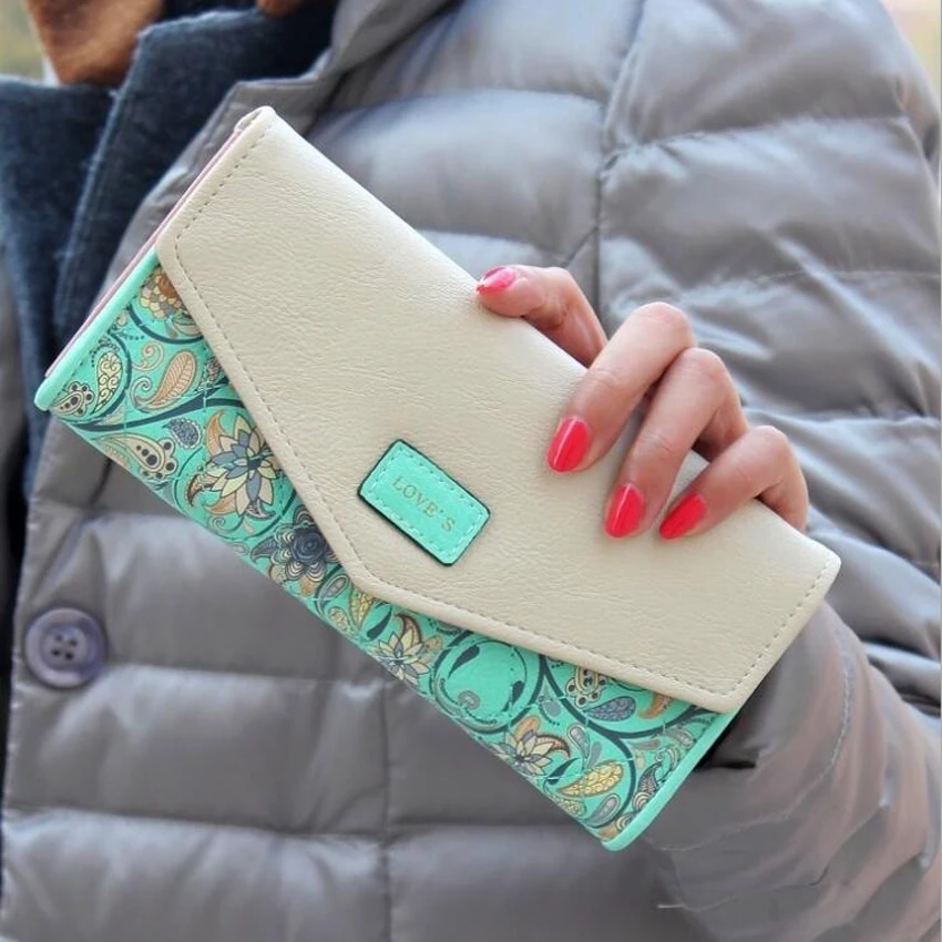 Wholesale Fashion Flower Women Wallets Floral Long Cash Purse High Quality Wallet Women 50PCS/lot
Wholesale Fashion Flower Women Wallets Floral Long Cash Purse High Quality Wallet Women 50PCS/lot