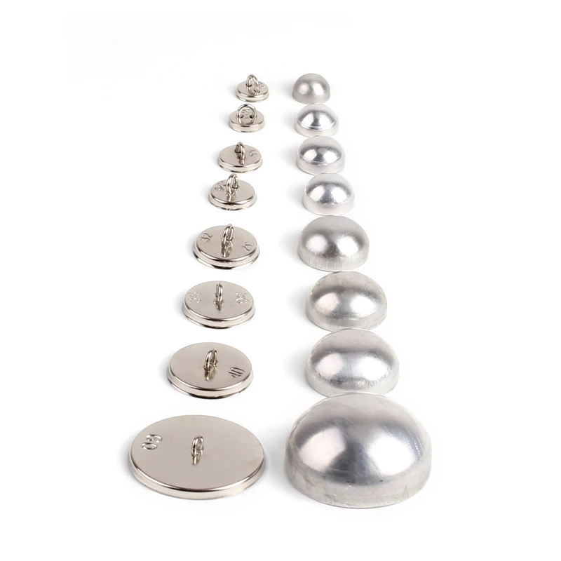 100 Sets 16L-60L Aluminum Round Mushrooms Fabric Covered Cloth Button Cover Metal Jewelry Accessories Handmade DIY Free Shipping
100 Sets 16L-60L Aluminum Round Mushrooms Fabric Covered Cloth Button Cover Metal Jewelry Accessories Handmade DIY Free Shipping