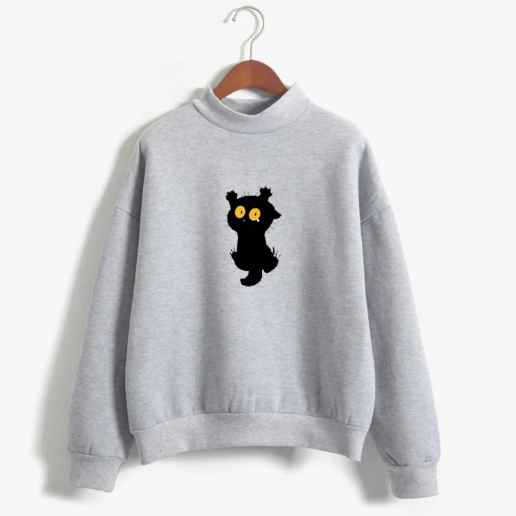 2019 Autumn&Winter Harajuku Sweatshirt Women Cartoon Black Cat Cute Hoodies Thicken Tracksuit Moletom Feminino Casual Hoody
2019 Autumn&Winter Harajuku Sweatshirt Women Cartoon Black Cat Cute Hoodies Thicken Tracksuit Moletom Feminino Casual Hoody