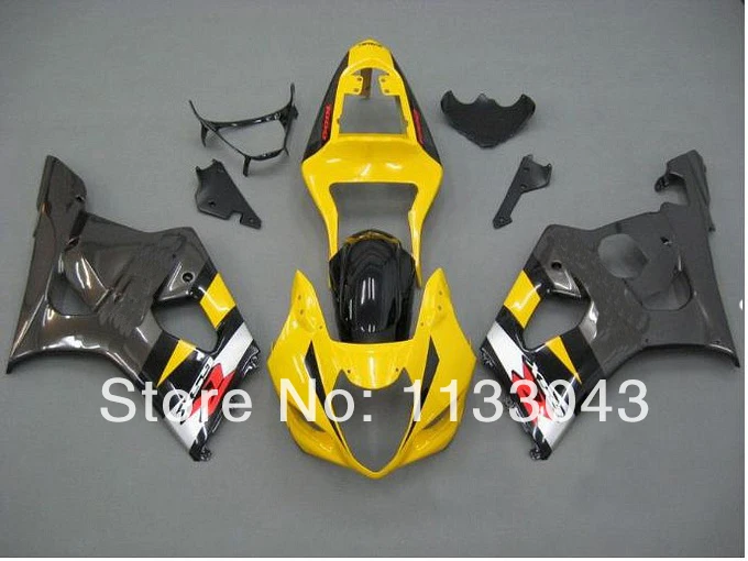 Injection mold For SUZUKI GSX-R1000 Yellow Black K3 03 04 GSX R1000 K3 GSXR 1000 2003 2004 GSXR1000 Fairing Kit
Injection mold For SUZUKI GSX-R1000 Yellow Black K3 03 04 GSX R1000 K3 GSXR 1000 2003 2004 GSXR1000 Fairing Kit