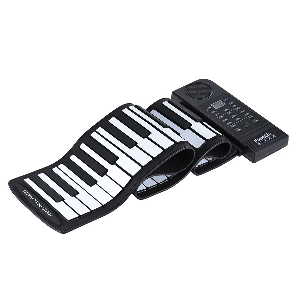 Портативная силиконовая 61 клавиша Складная электронная MIDI-клавиатура пианино со встроенным громким динамиком
Портативная силиконовая 61 клавиша Складная электронная MIDI-клавиатура пианино со встроенным громким динамиком