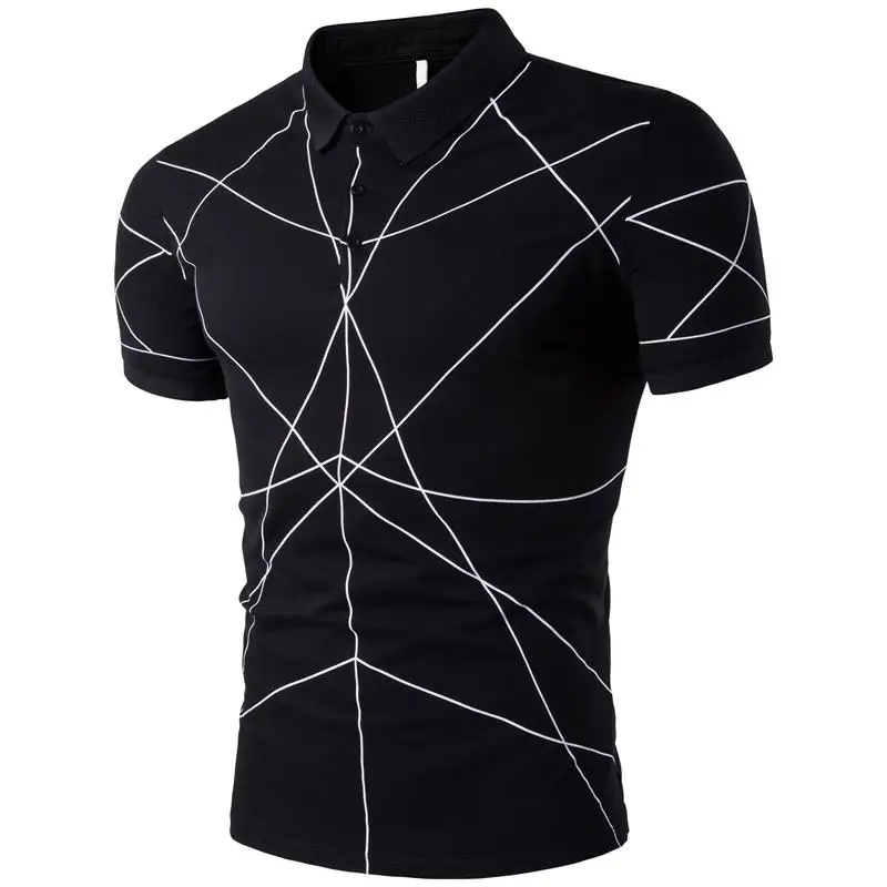 Polo Shirt Men's Clothing Tops Camisa masculina Tees Men Polo Shirt Stand collar Short sleeve Slim Black White Gray
Polo Shirt Men's Clothing Tops Camisa masculina Tees Men Polo Shirt Stand collar Short sleeve Slim Black White Gray