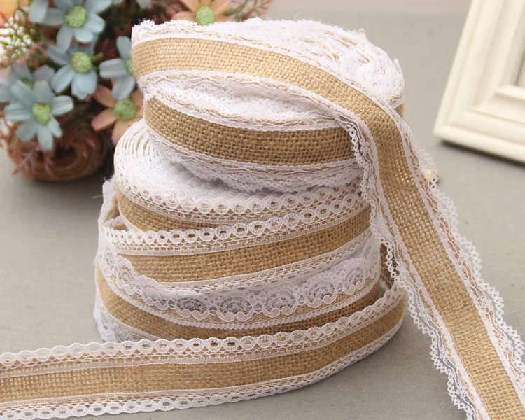 2(1.8meters)Yard/lot 25mm Burlap Ribbon Decoration Sisal Lace Trim Jute Hessian Rustic Event Party Cake Supplies
2(1.8meters)Yard/lot 25mm Burlap Ribbon Decoration Sisal Lace Trim Jute Hessian Rustic Event Party Cake Supplies