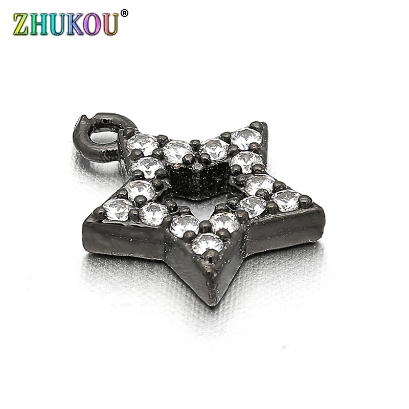 8*10mm Handmade Cubic Zirconia Rhinestone Star Charms Pendant for Diy Jewelry Findings, Hole: 0.5mm, Model: VD2
8*10mm Handmade Cubic Zirconia Rhinestone Star Charms Pendant for Diy Jewelry Findings, Hole: 0.5mm, Model: VD2