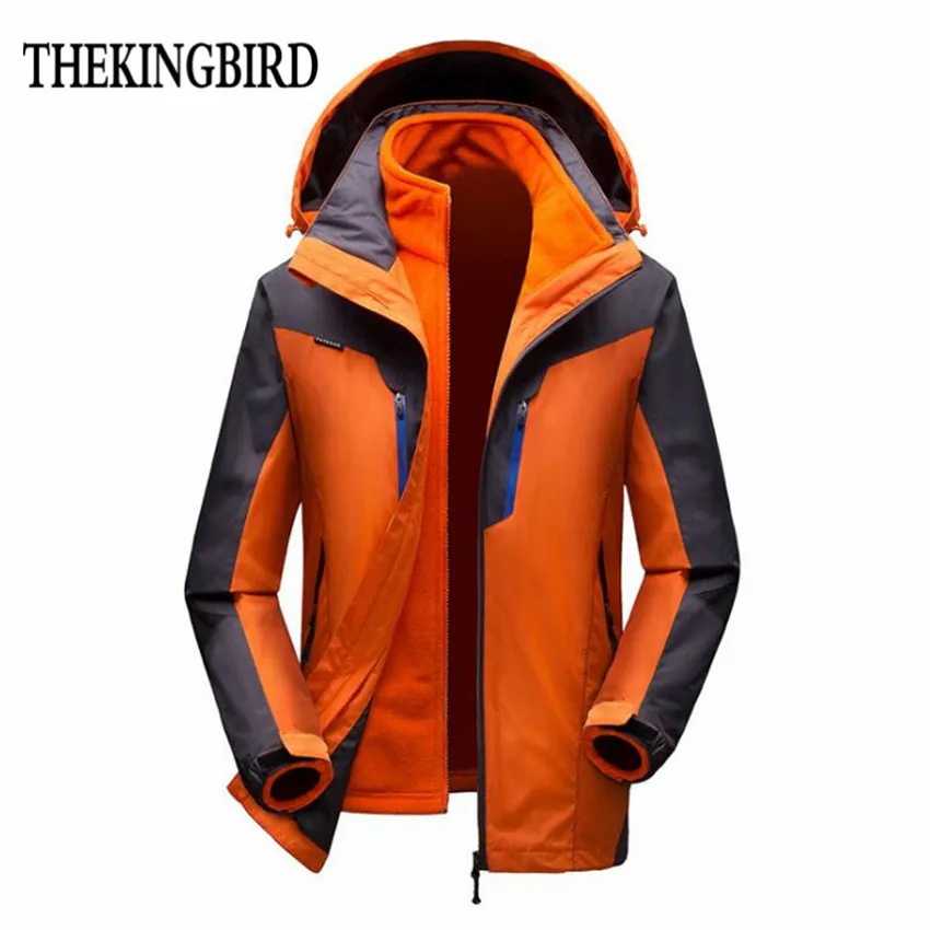 Men Two-piece Winter Jacket 2016 New Hot Selling Stand Collar Jackets Hooded Big Yards Windproof Waterproof Male Coat Casual 5XL
Men Two-piece Winter Jacket 2016 New Hot Selling Stand Collar Jackets Hooded Big Yards Windproof Waterproof Male Coat Casual 5XL