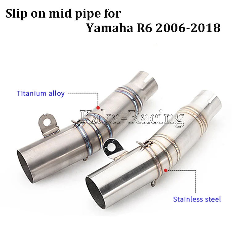 Для Yamaha YZF R6 2006-2018 мотоцикл выхлопной Slip on из титанового сплава средняя Соединительная труба R6 мотоцикл средняя Соединительная труба из нерж...
Для Yamaha YZF R6 2006-2018 мотоцикл выхлопной Slip on из титанового сплава средняя Соединительная труба R6 мотоцикл средняя Соединительная труба из нерж...
