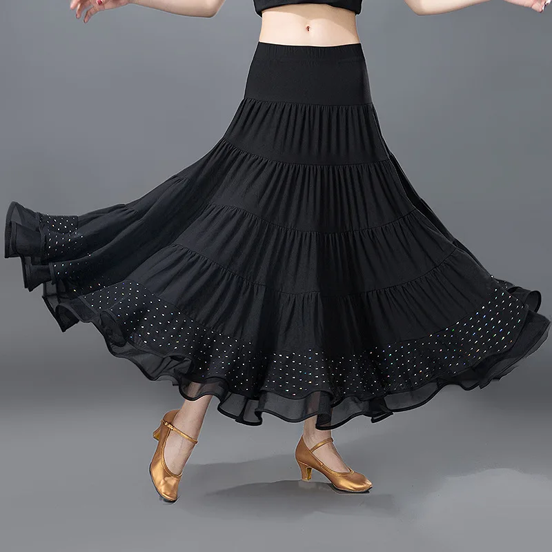 Lady Dance Skirt Girls Ballroom Dancing Suit Women's Modern National Standard Dance Half-length Exercise Show Long Skirt D0810
Lady Dance Skirt Girls Ballroom Dancing Suit Women's Modern National Standard Dance Half-length Exercise Show Long Skirt D0810