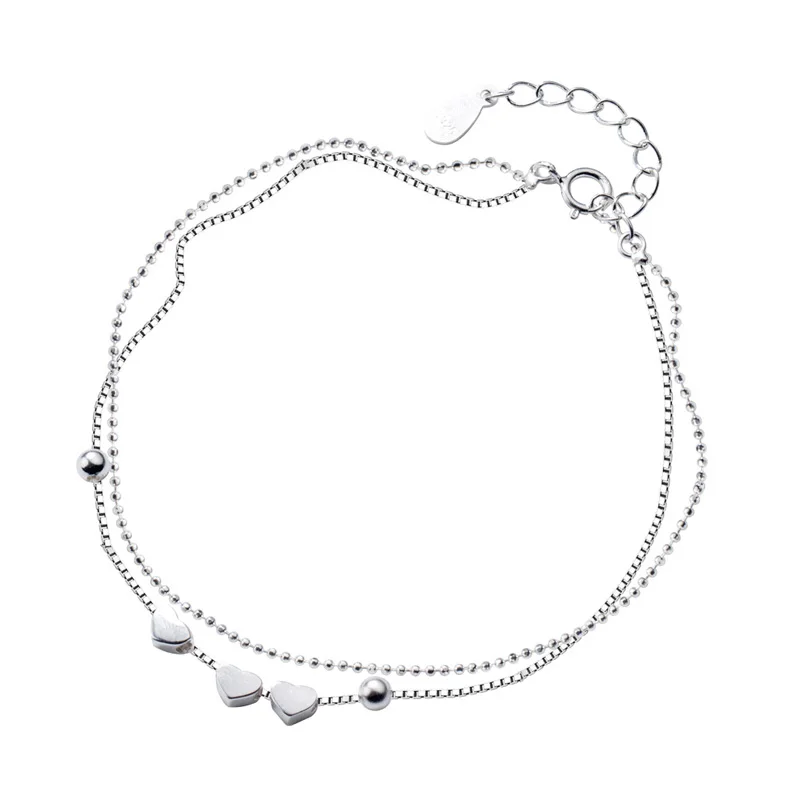La Monada Fine Silver 925 Jewelry Bracelet Female Woman Double Layer Chain Minimalist Bracelets For Women Silver 925 Sterling
La Monada Fine Silver 925 Jewelry Bracelet Female Woman Double Layer Chain Minimalist Bracelets For Women Silver 925 Sterling
