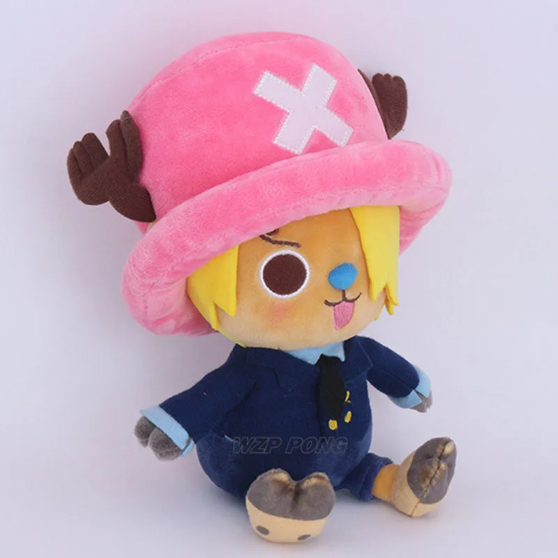 Цельная милая игрушка Tony Chopper Sanji плюшевая высокого качества с мультяшным