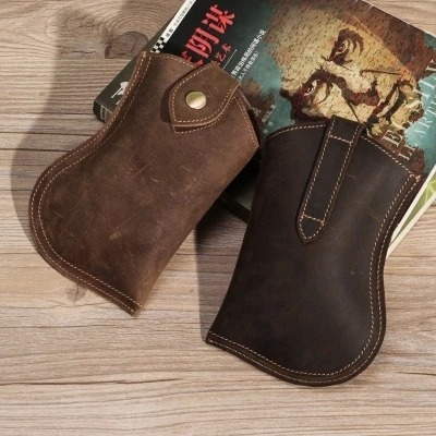 Top Quality Genuine Real Leather Cowhide men vintage Mini Waist Pack 5" Phone Holder Case
Top Quality Genuine Real Leather Cowhide men vintage Mini Waist Pack 5" Phone Holder Case