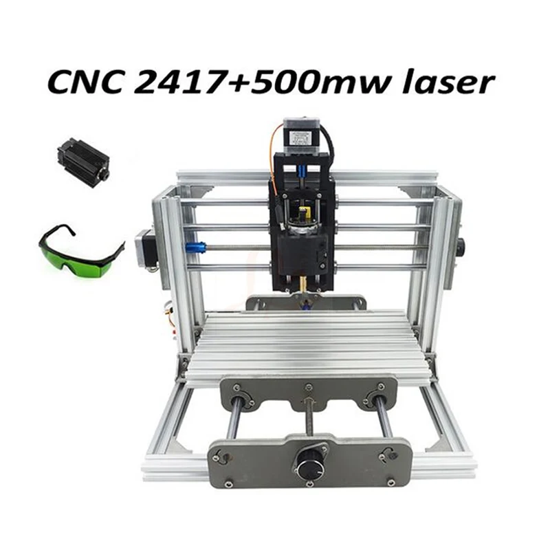 Disassembled pack mini CNC 2417 PRO + 500mw laser CNC engraving machine Pcb Milling Wood Carving Machine
Disassembled pack mini CNC 2417 PRO + 500mw laser CNC engraving machine Pcb Milling Wood Carving Machine