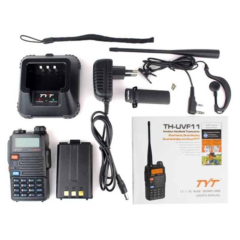 NEW Radio Walkie Talkie TYT TH-UVF11 256CH VHF+UHF 5W VOX FM Radio Dual PTT SOS DTMF Portable Radio
NEW Radio Walkie Talkie TYT TH-UVF11 256CH VHF+UHF 5W VOX FM Radio Dual PTT SOS DTMF Portable Radio