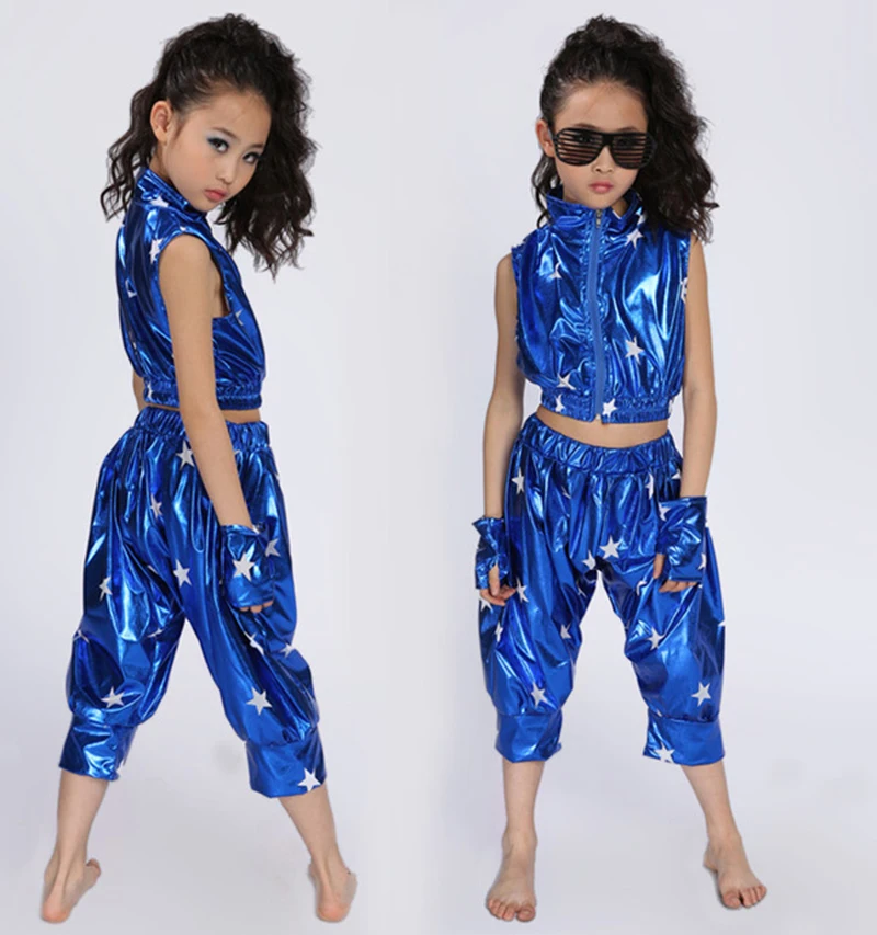 New Sequins Hip Hop Jazz Dance Suit for Children Performance Dance wear Girl Modern Jazz Dance Costume Suits
New Sequins Hip Hop Jazz Dance Suit for Children Performance Dance wear Girl Modern Jazz Dance Costume Suits