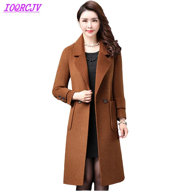 Autumn Winter Women Woolen Jackets Plus size Fashion Solid color Slim Woolen cloth Coats Medium length Woolen Coats IOQRCJV Q008
Autumn Winter Women Woolen Jackets Plus size Fashion Solid color Slim Woolen cloth Coats Medium length Woolen Coats IOQRCJV Q008