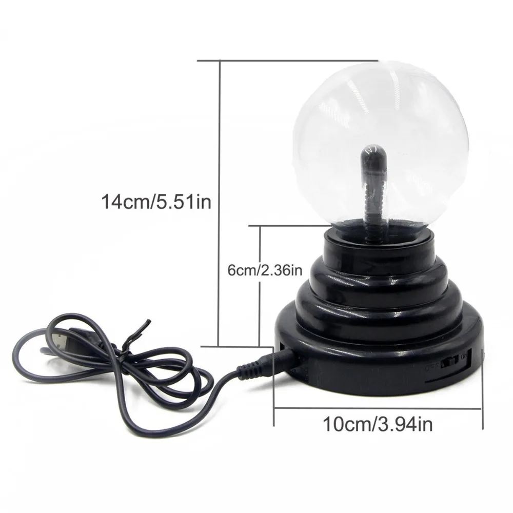 Chiclits Magic USB Ball Plasma Night Light 3 Inch USB Lights Crystal Lamp Child Party Decorative Lamps Science Toy for Kids Gift
Chiclits Magic USB Ball Plasma Night Light 3 Inch USB Lights Crystal Lamp Child Party Decorative Lamps Science Toy for Kids Gift