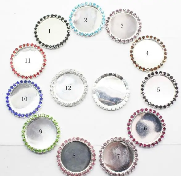 Crystal buttons !100pcs/lot 30mm Colorful flat 12 color diamond bottom drag metal rhinestone button Scrapbooking DIY accessory
Crystal buttons !100pcs/lot 30mm Colorful flat 12 color diamond bottom drag metal rhinestone button Scrapbooking DIY accessory