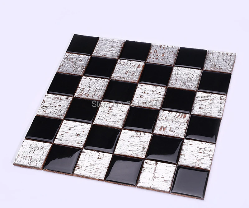 11pcs 30x30cm black and white lattices, mosaic sheet coffee shop, Hotel Der Bar, background wall, decorative wall tiles.
11pcs 30x30cm black and white lattices, mosaic sheet coffee shop, Hotel Der Bar, background wall, decorative wall tiles.