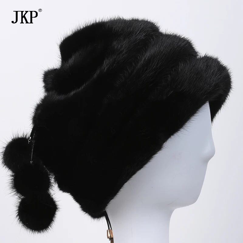 Russian winter fur hat for women genuine mink fur cap with new hot warm high quality hat
Russian winter fur hat for women genuine mink fur cap with new hot warm high quality hat