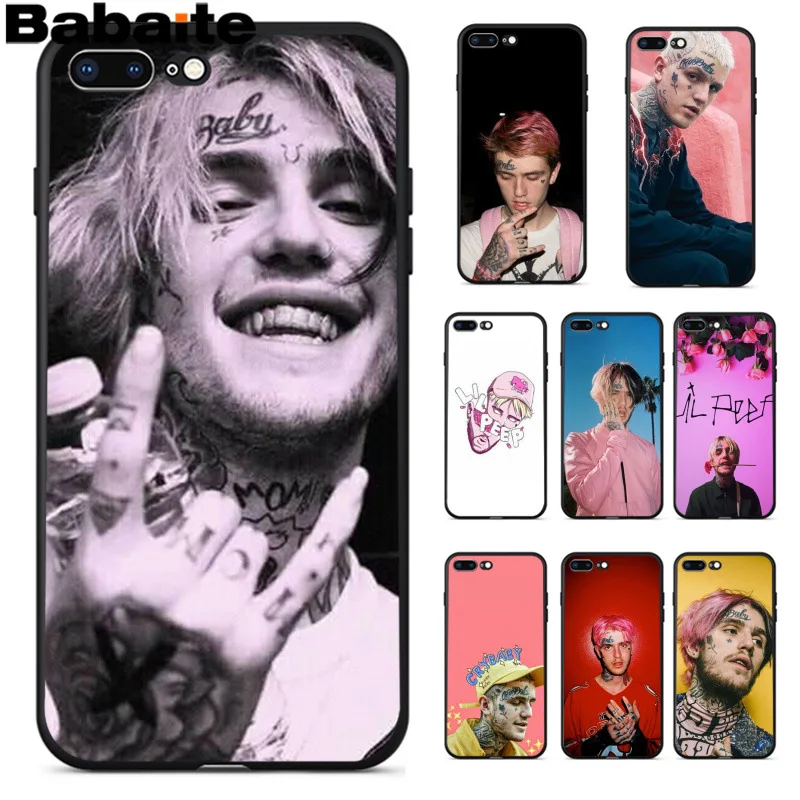 Lil Peep Bo Pattern TPU мягкие Аксессуары для телефонов Чехол iPhone 8 7 6 6S Plus X XS MAX 5 5S SE XR 12 mini