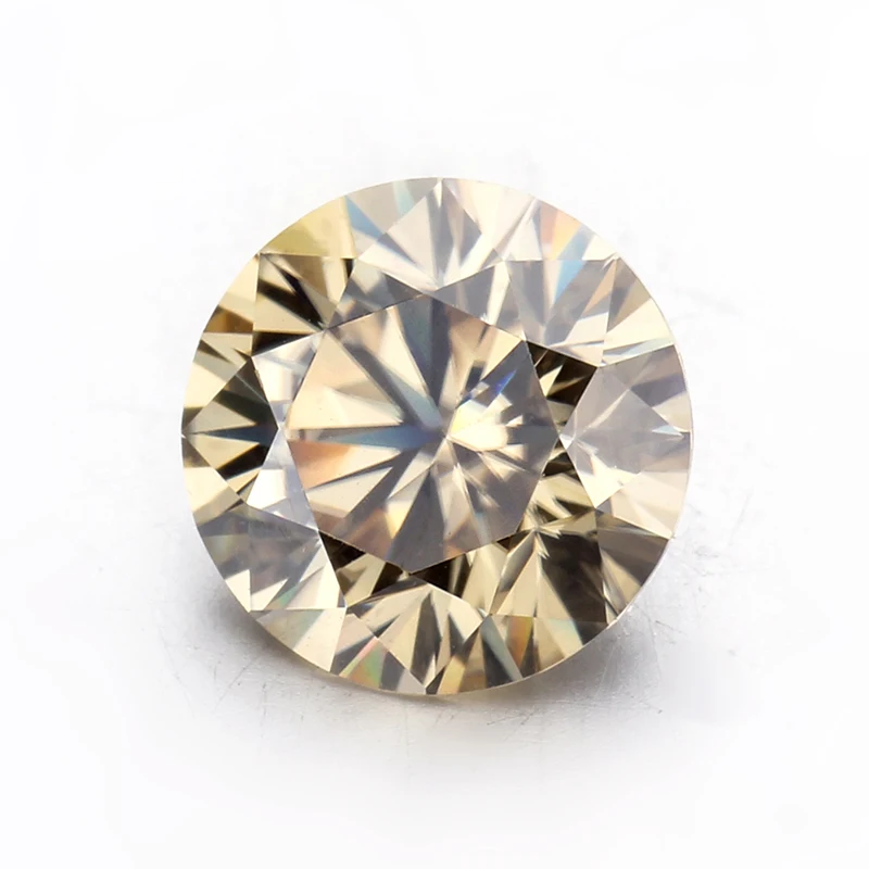 Champagne color Loose moissanites stone 6.5mm round Brilliant cut 1ct gemstones synthetik diamonds stone High Quality
Champagne color Loose moissanites stone 6.5mm round Brilliant cut 1ct gemstones synthetik diamonds stone High Quality